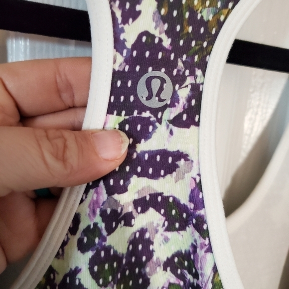 Lululemon floral tank-"Cool racerback tank" - Picture 6 of 6